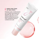 Crema Solar Tone Up PDRN Pink 50 ml