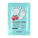 Mascarilla humectante para pies de Durazno Im lovely peach